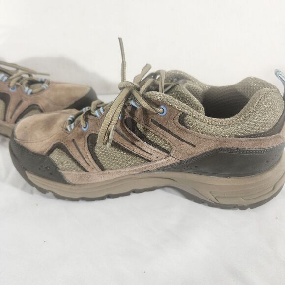 New Balance 759 Trail Running Shoes Country Hiking Brown Blue Suede Womens 10.5 - Picture 5 of 9